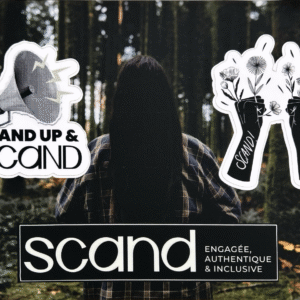 Stickers SCAND Mode éthique inclusive engagée
