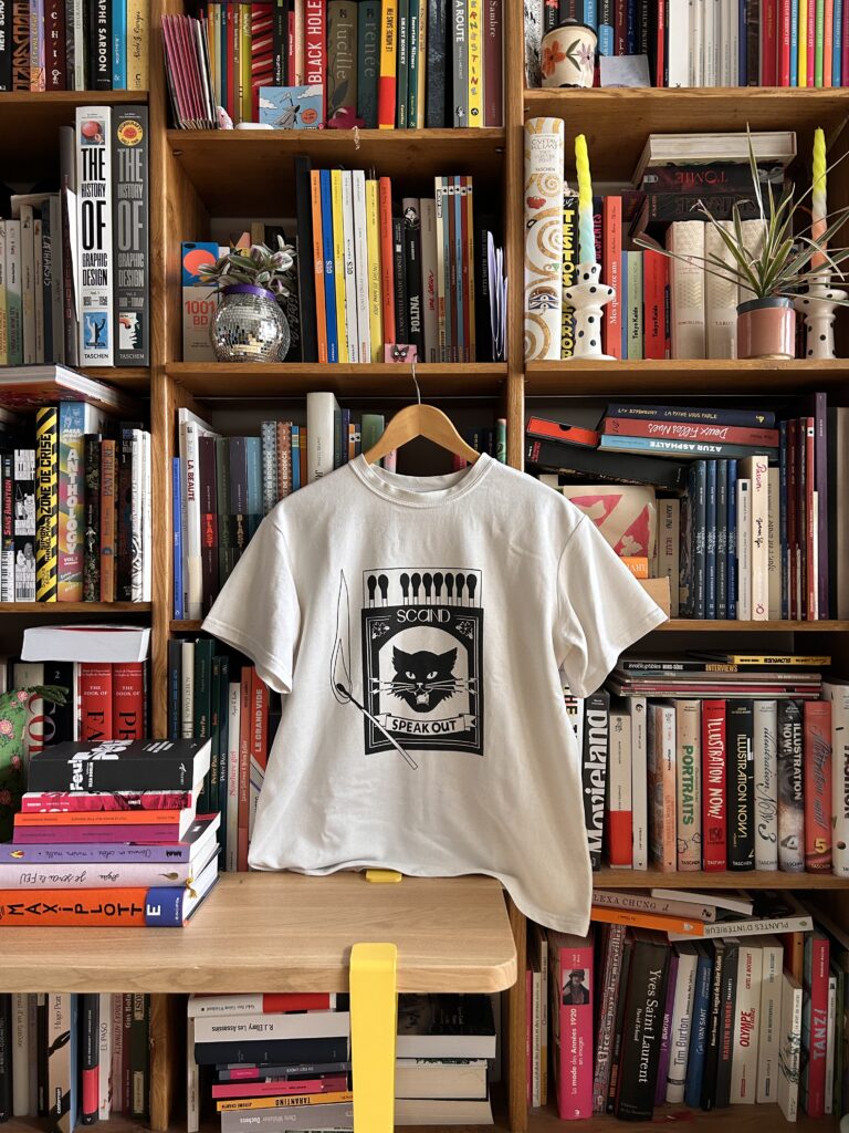 T-shirt SCAND julie Dufour France coton recyclé